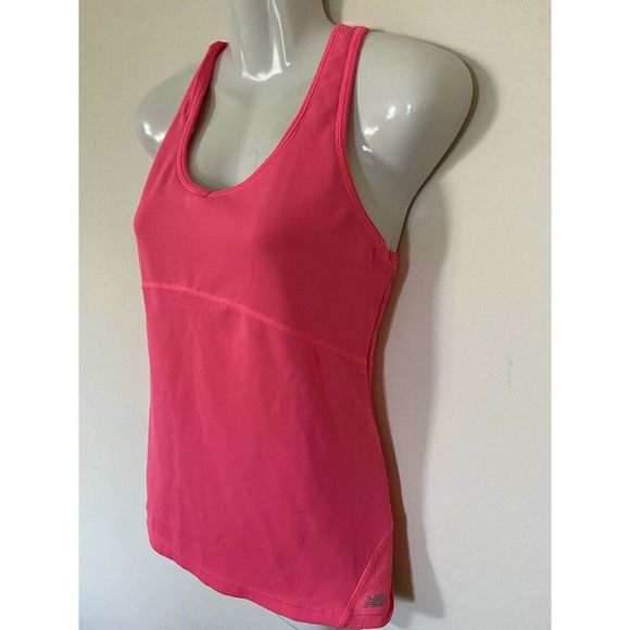 New Balance Women's Small Pink Fitness  Athletic Tank Racer Back Built-in Bra - Picture 8 of 8